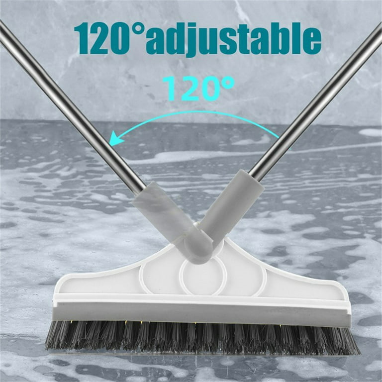 Cleaning Brush With Long Handle Adjustable Cleaning Brush Crevice Cleaning  Brush With Squeegee For Bathroom Toilet, For Hotel/commercial - Temu