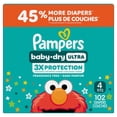 thumbnail image 2 of Pampers Baby Dry Ultra Diapers, Size 4 (22-37 lbs), Absorbent Disposable Diapers, 2 of 26