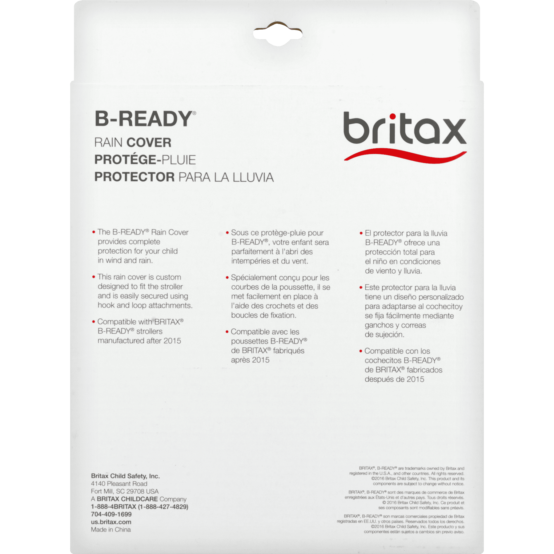 britax b ready rain cover