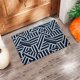 thumbnail image 4 of Ganfancp Lavable Anti-Sedding Europeo Retro Rejilla Impreso Piso Mat Puerta Mat Alcantarilla Mat Puerta de Entrada Cocina Baño Mat Antideslizante Mat Liquidación 1X Alfombra, 4 of 6