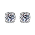 thumbnail image 1 of CREATITOY 1 Ensemble Boucle d'Oreille 1-Carat Diamant Simulé - Design Micro-Incrusté, Bijou de Luxe Cadeau pour Femmes, 1 of 7