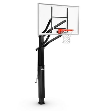 Spalding 888 Series 72 In. Tempered Glass In-ground Basketball Hoop