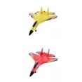 thumbnail image 1 of Avión RC de ala fija Yotijar Basecampon de 2 RC Fighter para Principiantes rojo amarillo, 1 of 5