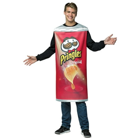 Red Pringles Can Men Adult Halloween Costume - One Size
