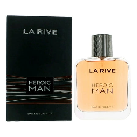 La Rive Men's Heroic Man EDT Spray 3.4 oz Fragrances 5903719640916