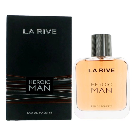 La Rive Men's Heroic Man EDT Spray 3.4 oz Fragrances 5903719640916