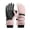 Pink, variant on COMVALUE Winter Windproof Waterproof Ski-Gloves Cold Weather Thick-Lined Snowboarding-Gloves (White, One Size)