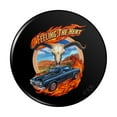 thumbnail image 1 of Hot Rod Muscle Classic Car Feeling Heat Steer Skull Pinback Button Pin, 1 of 5