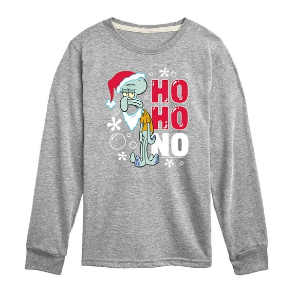 SpongeBob SquarePants - Ho Ho No - Toddler And Youth Long Sleeve Graphic T-Shirt