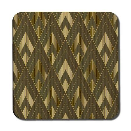 

Black & Gold Striped Triangles (Coaster)