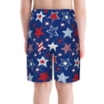 thumbnail image 6 of PAYOHTO Stars Stripes Boys Swim Trunks Quick Dry Beach Boardshorts for Teen Boys Bathing Suit Swimwear for Boys, 6 of 7