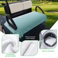 thumbnail image 5 of Golf Cart Seat Covers for 2 Seater,Turquoise Ombre Soft Microfiber Cart Seat Towel Blanket,Teal White Gradient Modern Abstract Art Absorbent Non Slip Bench Seats Protector for Golf Course 51"x31", 5 of 9