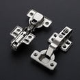 thumbnail image 2 of 4 Pack 2 Pairs European Kitchen Cabinet Hinges Soft Close Full Overlay Cabinet Door Hinges Heavy-Duty Frameless Adjustable Concealed Cabinet Cup Hinge Full Overlay Full Overlay, 2 of 5