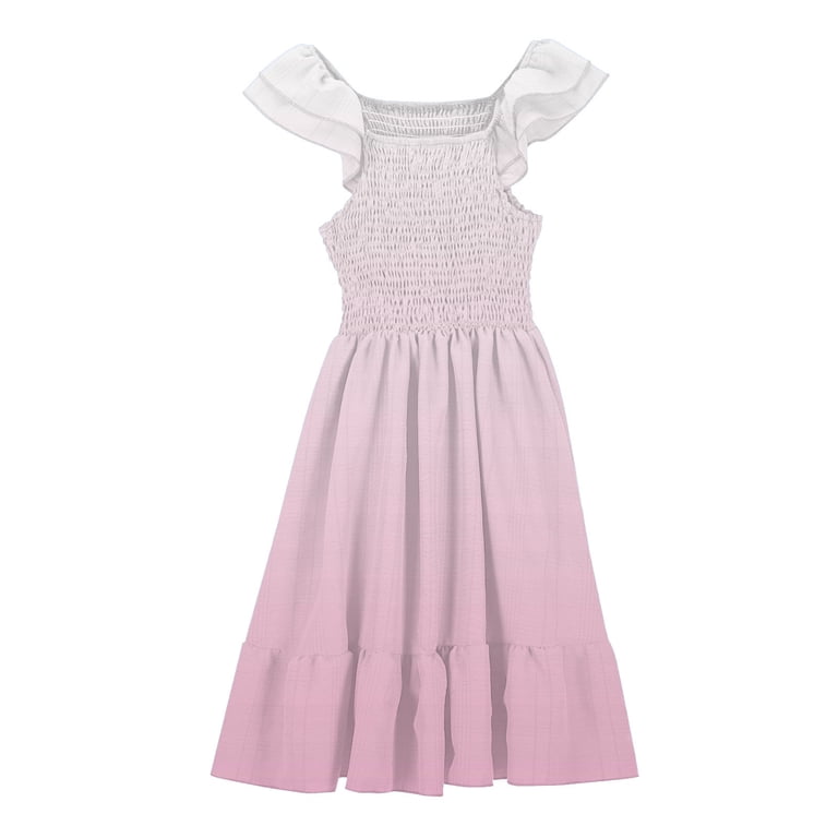 Leopard Print Dress for Girls One Shoulder Junior Bridesmaid Dress Pleated  Chiffon Flower Girl Dresses for Wedding Teen Girls Pageant Gowns Girls  Summer Dress Flutter Tiered - Walmart.com
