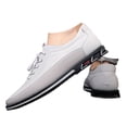 thumbnail image 3 of Mepaouo Loafers for Men Lace-up Anti Slip Casual Shoes Business High Range Versatile Dress Shoes, 3 of 5