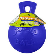Jolly Pet Mini Tug n Toss Ball Dog Toy, 3", Blue