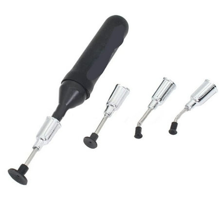 

Vacuum Pen Kit with 4 Suction Cups IC SMD Tweezers Desoldering Pen Picking Tool