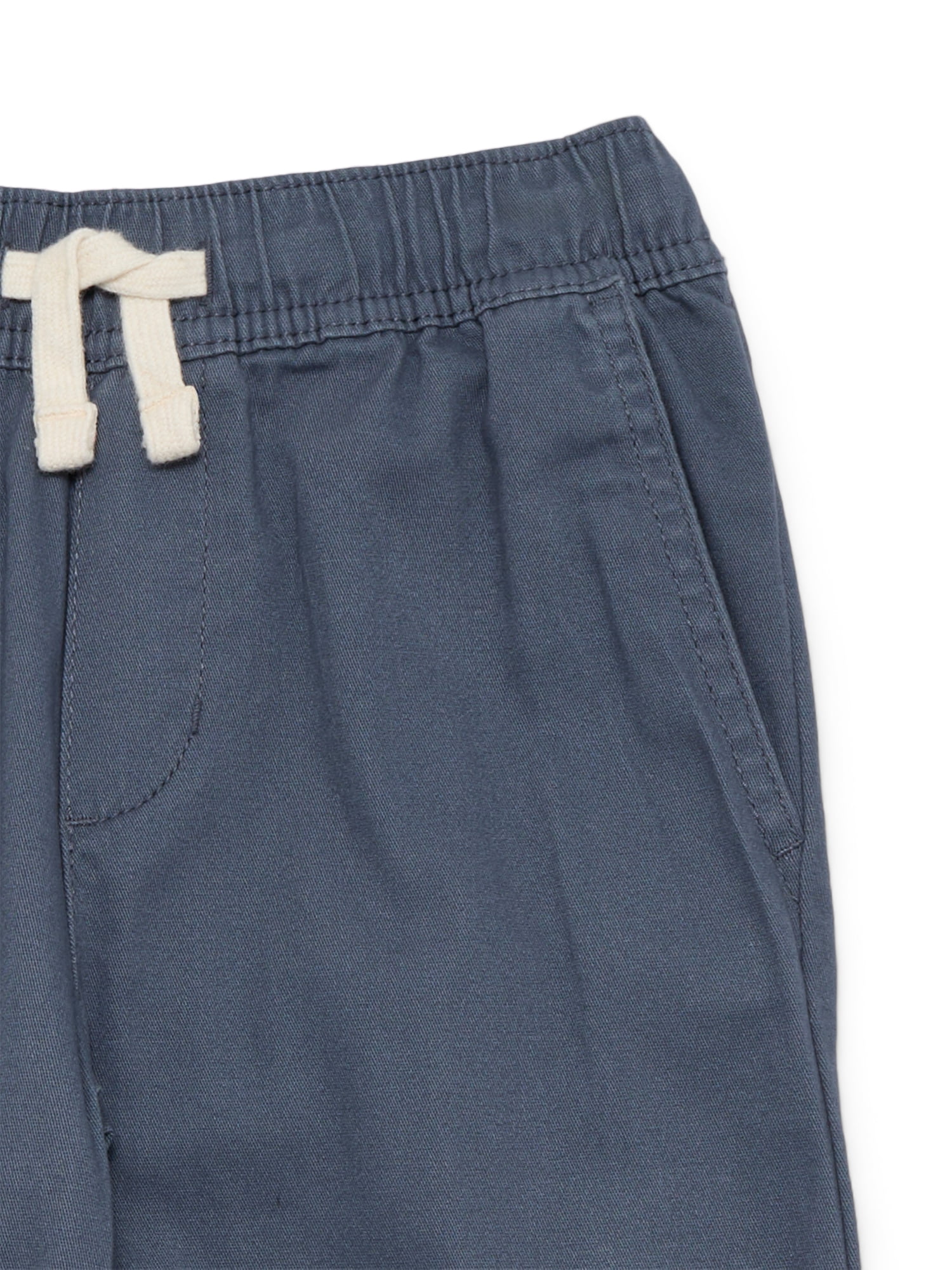 Wonder Nation Boys Pull On Pants, 2-Pack, Sizes 4-16 & Husky