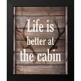 thumbnail image 2 of Kimberly, Allen 15x18 Black Modern Framed Museum Art Print Titled - Life is Better, 2 of 5