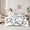 White Black, variant on Homewish Marble Texture Road 7-Piece Twin Bedding Sets,Gold Glitter Print Bedding Comforter Set,Modern Fluid Art Sheet Sets For Men Women,Breathable Home Decor Reversible