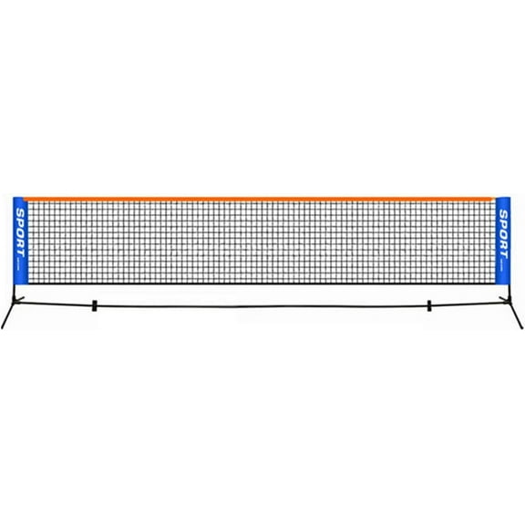 Portable Badminton Net,Net for Junior Tennis,Soccer,Kids Volleyball,and Backyard Games,Easy Setup Nylon Sports Net Without Poles,for Indoor or Outdoor Court, Beach, Driveway