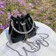 thumbnail image 5 of Bolsa de hombro con diamantes de imitación para mujer cadena de embrague de noche bandolera tipo cubo JShteea Para Estrenar, 5 of 8