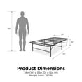 Mainstays Foldable Metal Platform Bed Frame and Mattress Foundation