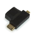 thumbnail image 2 of HDMI Female to Micro and Mini HDMI Male Dual Adapter, 2 of 2
