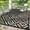 Black&beige, variant on Outdoor Rug for Patio,Waterproof Reversible,Non-Slip Large Area Rug for Camping, RV, Deck, Balcony, Backyard, Multiple Sizes & Patterns