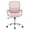 Pink, variant on CONCETTA Ergonomic Home Office Desk Chair, Mid-Back Mesh Swivel Chairs with Wheels for Adults, Pink