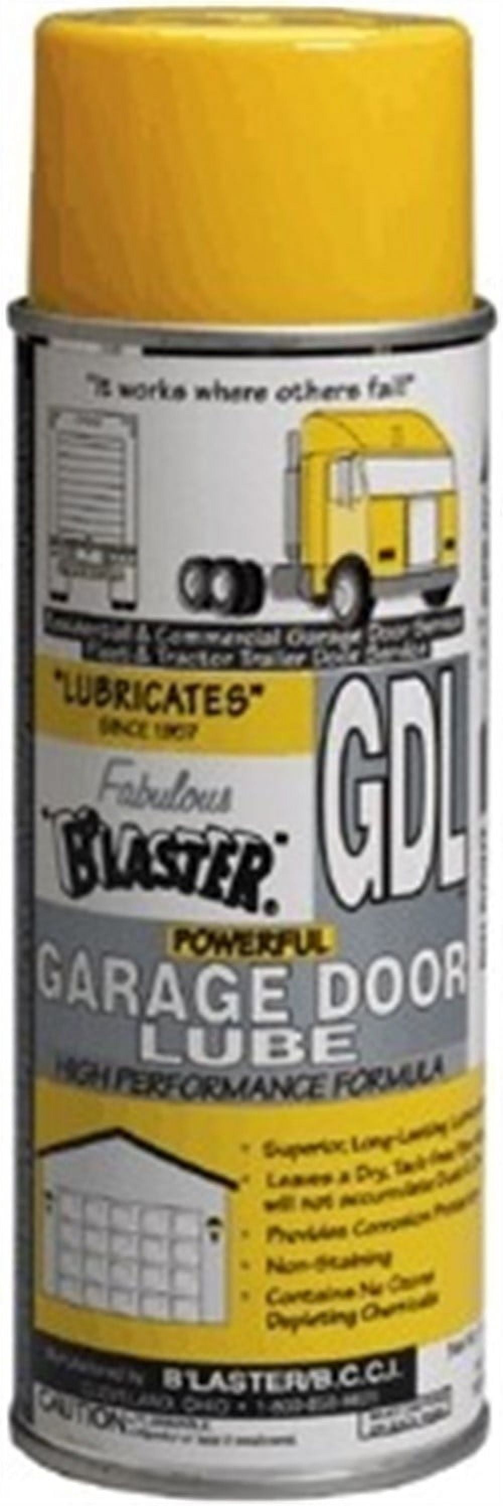 Blaster 16-GDL Premium Silicone Garage Door Lubricant Spray - 9.3-Ounces