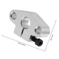 thumbnail image 2 of unbranded 4Ud Soporte Para Eje Guía En Aleación De Aluminio Plata Para Accesorios De Impresora, 2 of 7