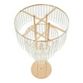 thumbnail image 4 of 3 Tiers Wedding Flower Stand Gold Round Crystal Flower Stand 11.02lbs Load-bearing Capacity, 4 of 12