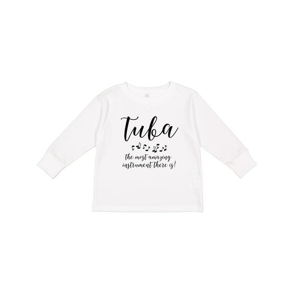 Inktastic Amazing Tuba Boys or Girls Long Sleeve Toddler T-Shirt