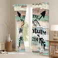 thumbnail image 3 of Feelyou Rustic Camping Car Black Out Curtains for Teen, Rustic Hunting Fishing Curtains Pack of 2 (42x63 Each), Jungle Adventure Bedroom Curtains, Curtains and Drapes Room Decor, 3 of 6