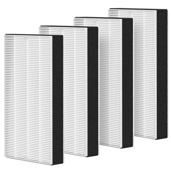 4 pack F1 HEPA Replacement Filter, Compatible with 3M Filtrete Air Purifier Models FAP-C01-F1,FAP-T02-F1, FAP-C01BA-G1, FAP-T02WA-G1, FAP-ST02W and FAP-ST02N – NOT for F2 or A2 Models