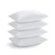 thumbnail image 1 of Bed Pillows for Sleeping, Cooling Hotel Quality with Premium Soft 3D Down Alternative Fill for Back, Stomach or Side Sleepers, Standard (Pack of 4), White 4 Count, 1 of 6