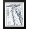 thumbnail image 2 of Oxford 15x18 Black Modern Framed Museum Art Print Titled - Middle East Egypt Arabia - Oxford 1828, 2 of 5