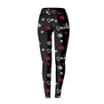 thumbnail image 4 of IROINNID Women's Pants Skinny Print Yoga Pants High Waist Loose Straight Long Legging, 4 of 4