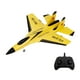 thumbnail image 1 of Avión de control remoto de 2,4 G, regalo de cumpleaños, juguete para exteriores, ala fija para niños Amarillo, 1 of 9