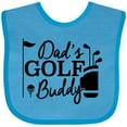 thumbnail image 3 of Inktastic Dad's Golf Buddy Boys or Girls Baby Bib, 3 of 4