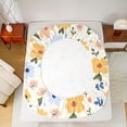 thumbnail image 5 of Homewish Cherry Blossoms Teens Queen Sheet Sets, Kawaii Flower Floral Flat Sheet, Rustic Farmhouse Queen Fitted Sheet, Breathable Home Decor, 4 Pieces, 5 of 7