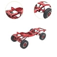 thumbnail image 6 of Mornei 1/12 RC Car Chassis Frame Aluminum with Wheel Tire Spare Parts for LC79 Vehicles red, 6 of 9