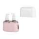 thumbnail image 2 of Botellas para artículos de tocador de viaje, contenedores para artículos de tocador, accesorios de aviación para cosméticos. 2 piezas rosa, 2 of 9