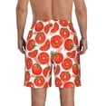 thumbnail image 3 of Kdxio Tomatoes Pattern Mens Casual Shorts - Drawstring Summer Beach Sports Shorts for Men, 3 of 9