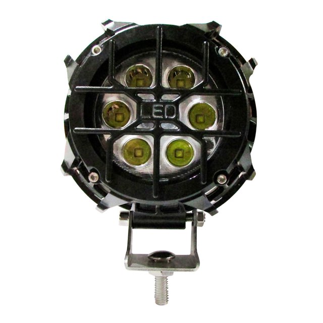 FARO DE TRABAJO REDONDO CON 6 LEDS BLANCO 5 PG REFIVIDRIO FARO DE TRABAJO