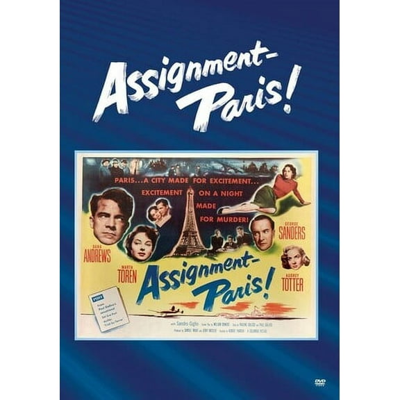 Assignment: Paris (DVD), Sony, Mystery & Suspense