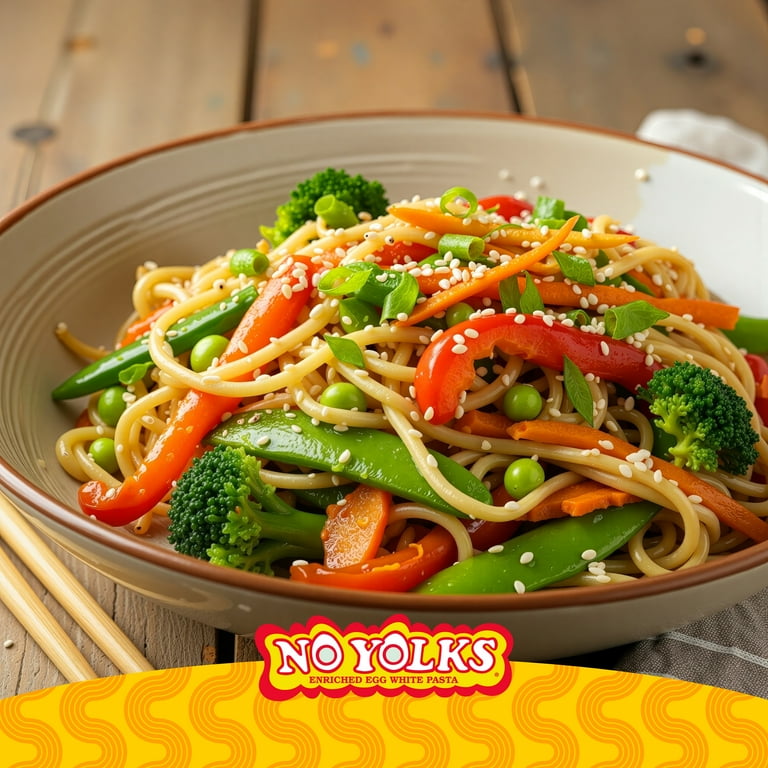 No Yolks Stir Fry Noodle Pasta, 12-Pack, 12 oz Each - Ideal for