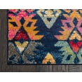 thumbnail image 6 of Unique Loom Sedona Collection Area Rug - Desert (2' 2" x 6' 9" Runner Navy Blue/Light Blue), 6 of 7