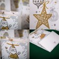 thumbnail image 3 of Nuevo Bolsa de regalo de Navidad personalizada, venta al por mayor, Material de papel pintado con purpurina, regalos de Navidad populares, 3 of 3